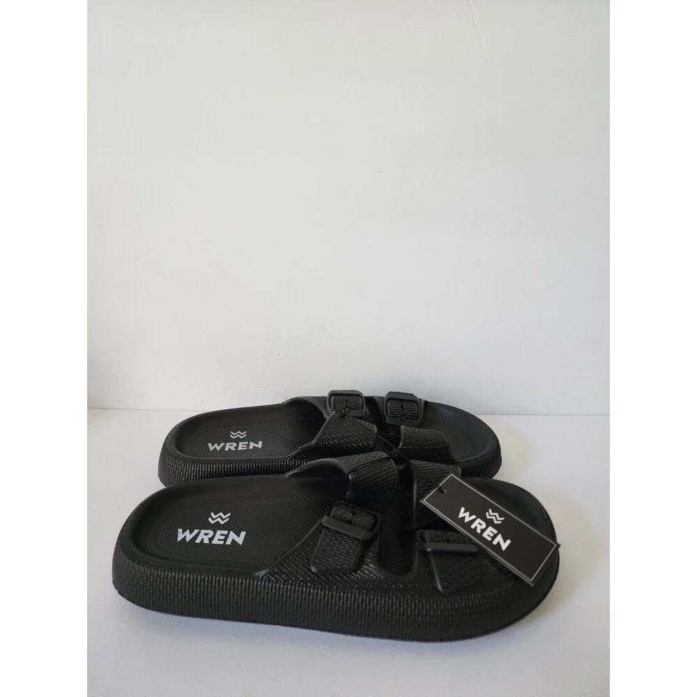 Wren Recovery Slides Black Size M 10/11 Sandals Nice!